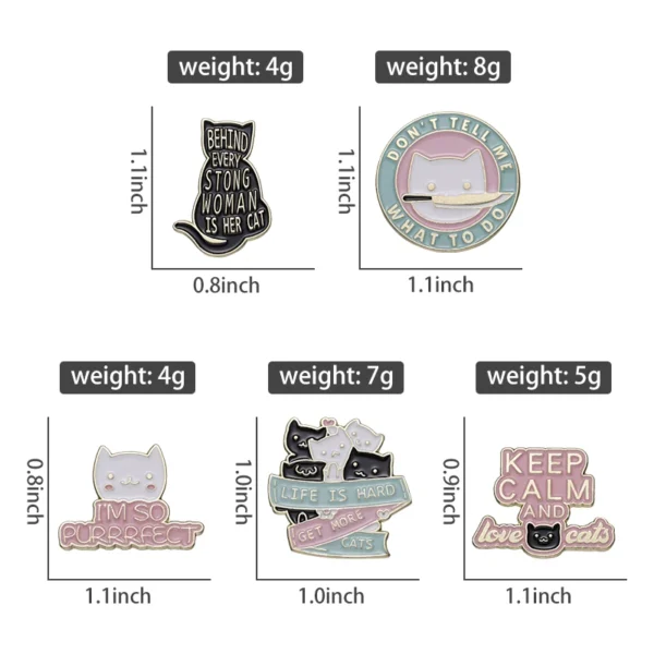 4-6Pcs/Set Punk Witch Ghost Skull Enamel Pin Cartoon Frog Black Bird Animal Medicine Bottle Brooch Clothes Lapel Badge Jewelry - Image 3
