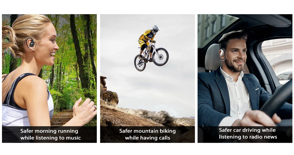 Blackview Airbuds 10: TWS Open Ear Headphones, Bluetooth 5.2, Air Conduction 16 kf S61dc7817ad6d409287cf6d7df7589b263
