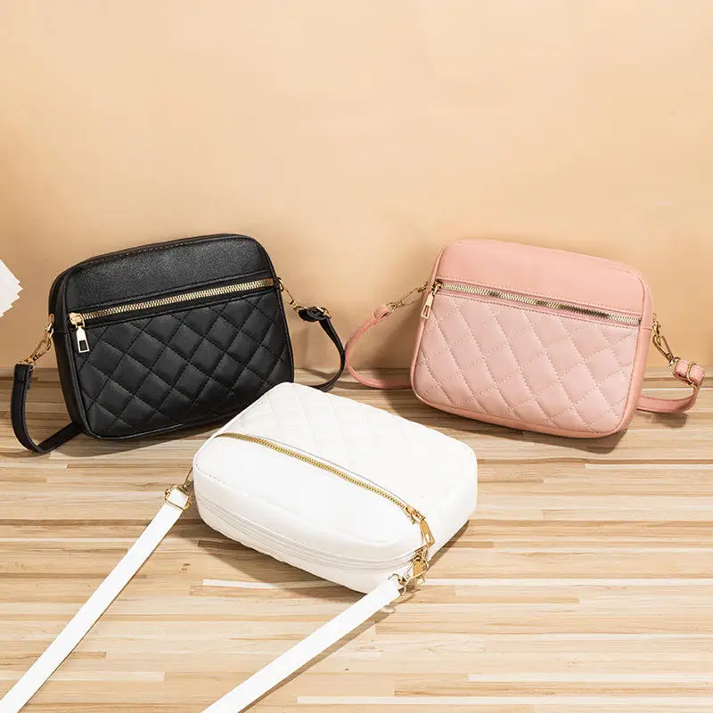 Ladies With High-end And Exquisite Bags New Women's Summer Handbag 2024 Versatile Foreign Trade Crossbody Small Square Bags
