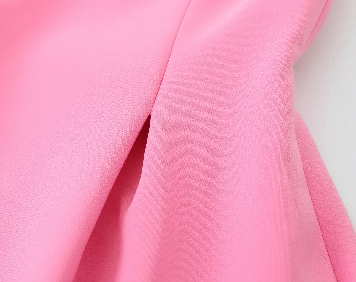 TFMLN Pink Spaghetti Strap Mini Dress: Slim A-Line Party Fashion 11 kf S67f89fa7513247bca6d9ccdbac94a383E