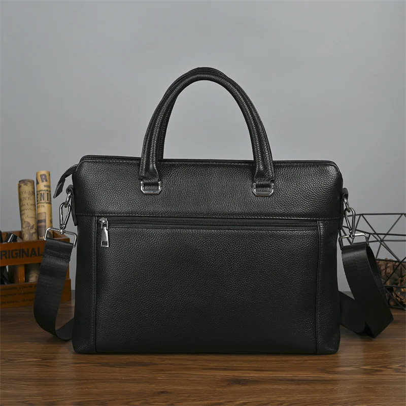 Classic Alligator Cow Leather Briefcase: Large Laptop Shoulder Crossbody Bag 19 kf S6a0c336582494961b6e47dab95f27080a