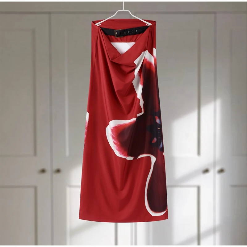 Sexy Print Maxi Dress: Loose Off-Shoulder Sleeveless Summer Vacation Robe 18 kf S6e85b6dc5a4f4c6db2e86968ecc9f44a5