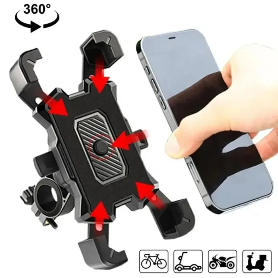 360° Rotatable Electric Bike Phone Holder: Non-slip MTB Motorcycle Mount 7 kf S6f164811e856486ba0163ad887a29814C