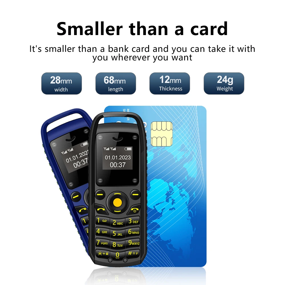SERVO B25 Mini Button Phone: Dual SIM, Bluetooth Dialing, Blacklist 16 kf S70ff51a9cb904b3aab35cb960c8dbb80y