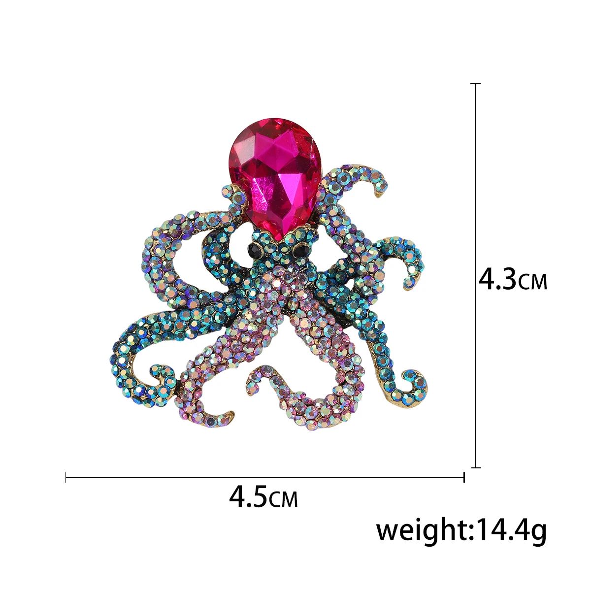 Rhinestone Goldfish Brooch: Pearl Aquatic Life Pins, Office/Party Gifts 16 kf S7332a640c5d846878f3743af79950f271