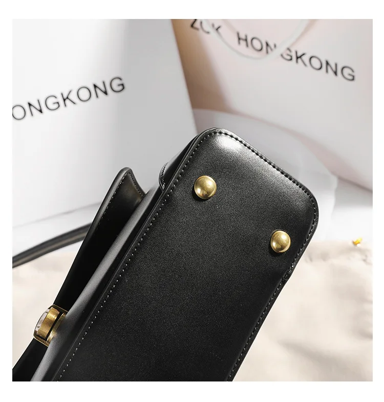 Genuine Leather Armpit Bag: Retro Niche Solid Color Portable Shoulder Bag 20 kf S74bc2a26a0e74abe982c788c210c9880q