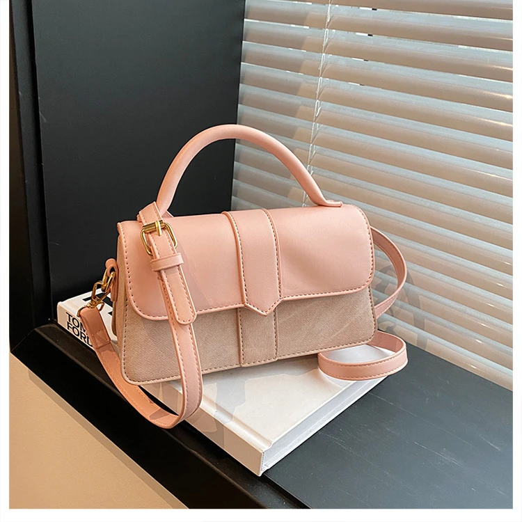 Black PU Leather Shoulder Bag: Fashion Crossbody Vintage Underarm Satchel 22 kf S7505429c2c6f4c6bbbfa20ef6f3ccdab5
