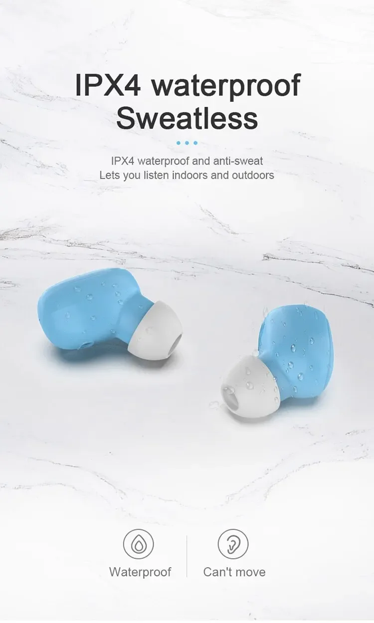 A6S TWS Wireless Headset: Bluetooth Headphones, Sport Stereo Earbuds 14 kf S76e90f977ddc47edac332494ec4c2c3aD
