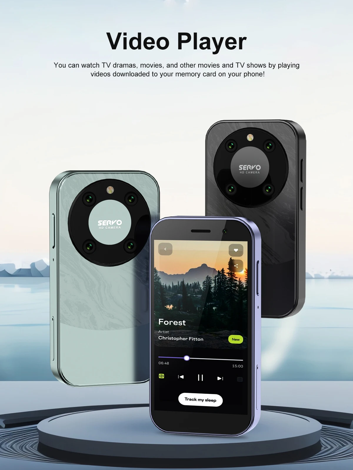 SERVO KING 9000 Mini Smartphone: Android 10, 4G LTE, Face Recognition 24 kf S78e05193255449fa97de6c338cf6cc6cQ
