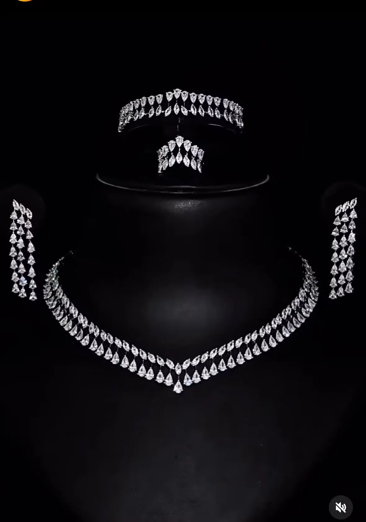 Janekelly Trendy Fashion4PCS Luxury Waterdrop Indian Jewelry Sets For Women Wedding Party Indian Dubai Bridal jewelry Sets