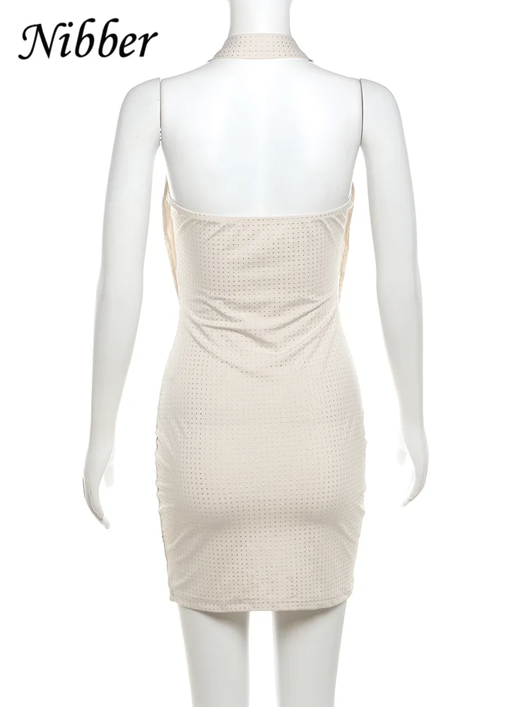 Nibber Solid Mini Dress: Deep V-Neck, Strapless Streetwear Clothing 13 kf S79a425d5c5cd4565830288c8ba91fb4bK