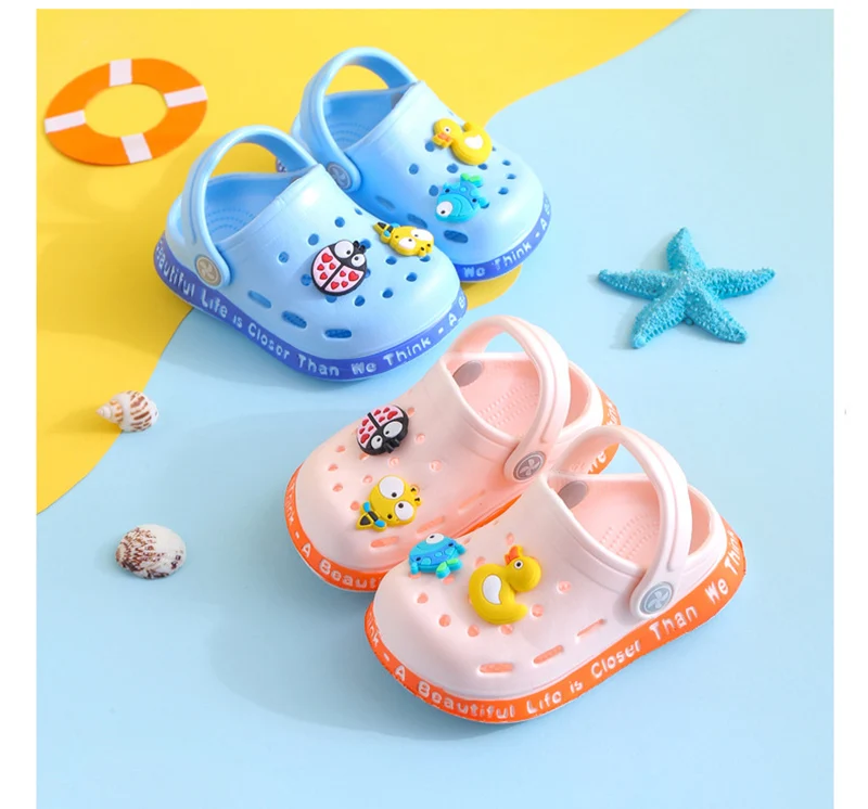 Summer Baby Shoes Sandals: Cartoon Mules for Girls & Boys Garden Shoes 10 kf S7a94bb4a2b9a42fea6186427913d21f9q