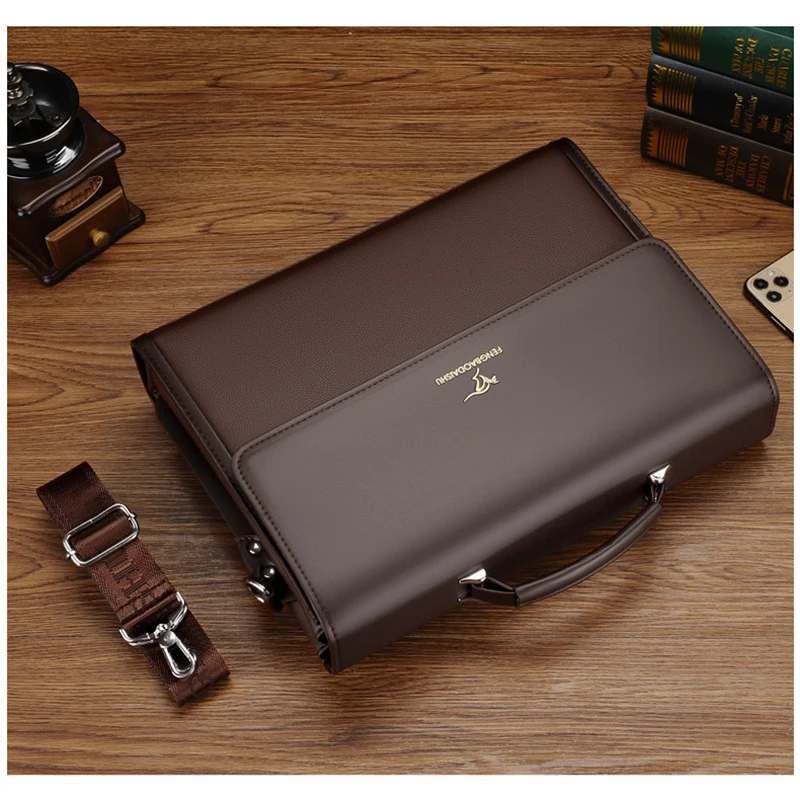 Kangaroo Brand Luxury Leather Messenger Bag: Men's Chest Crossbody Bag 20 kf S7b3883fcfe824b06b5215de61b528b6ev