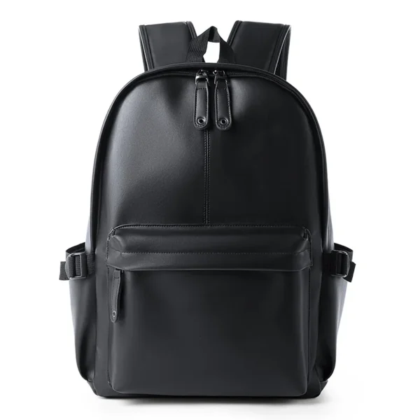 Luxury Fashion Backpack Men Soft PU Leather Men's Backpack 15 Inch Laptop Bags Large Capacity Travel Backpacks Student Schoolbag - Image 6