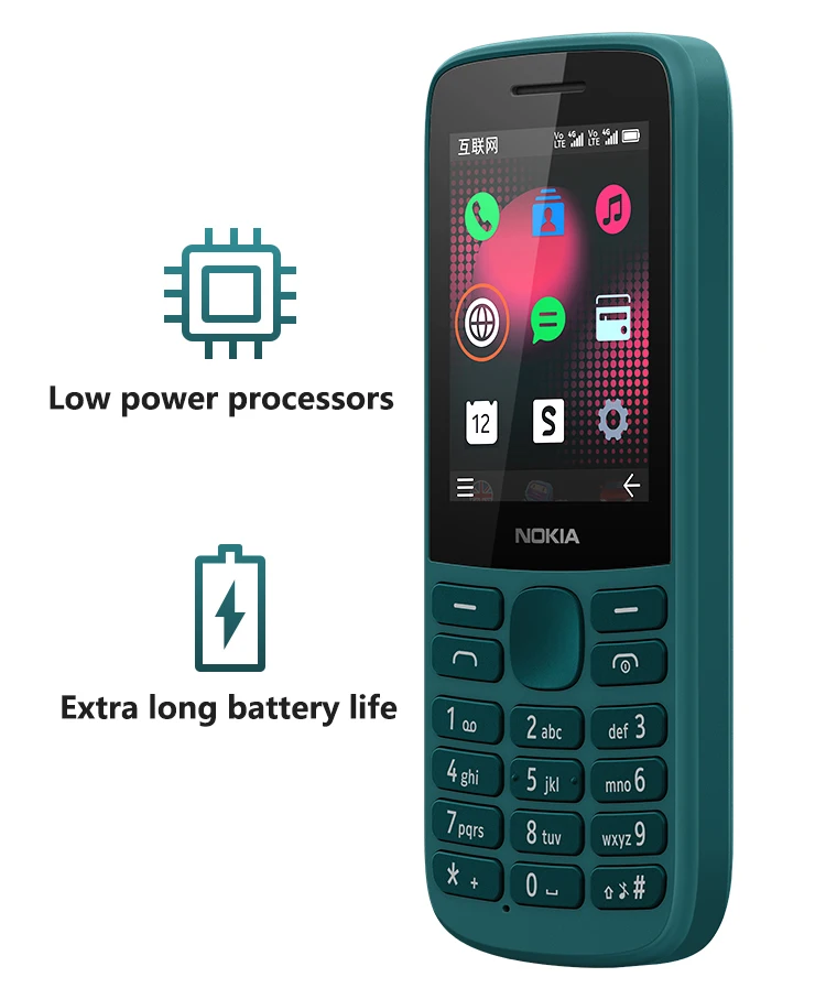 Nokia 215 4G Feature Phone: Dual SIM, FM Radio, 1150mAh (Hebrew Keyboard) 22 kf S84c80796c66f4090b6738e63789dfba2z
