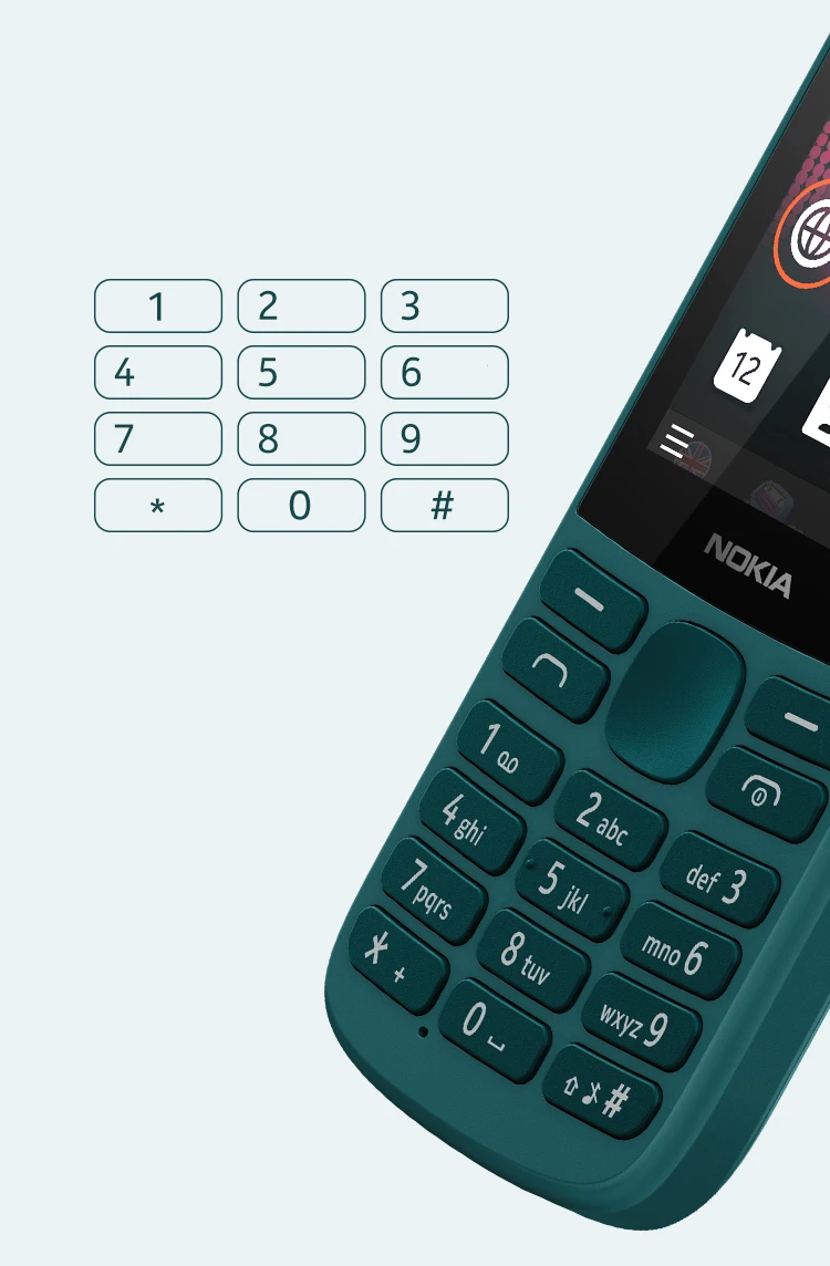 Nokia 215 4G Feature Phone: Dual SIM, FM Radio, 1150mAh (Hebrew Keyboard) 23 kf S859ee3fd046e4baa9306976fe152742bN