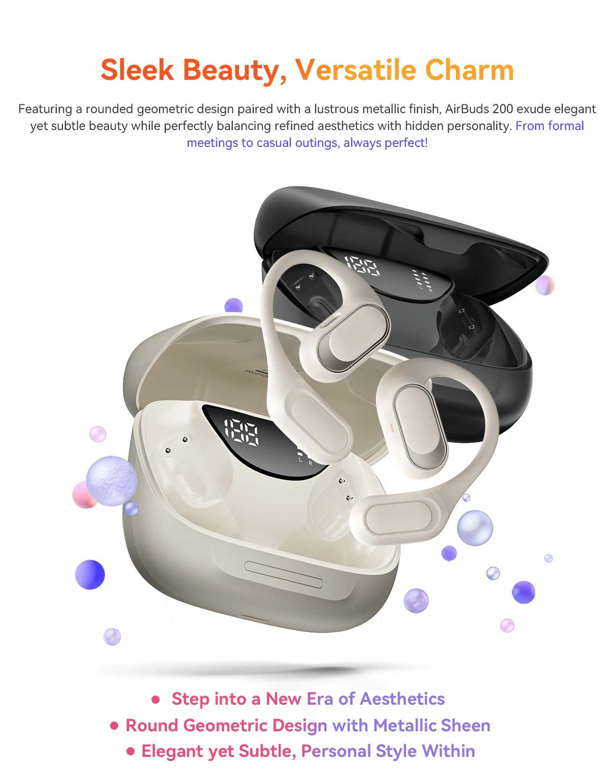 Blackview Airbuds 200: Portable Open-Ear Wireless Headphones, Touch Control 9 kf S89fd57851aaa474aadc8346f434eb944n
