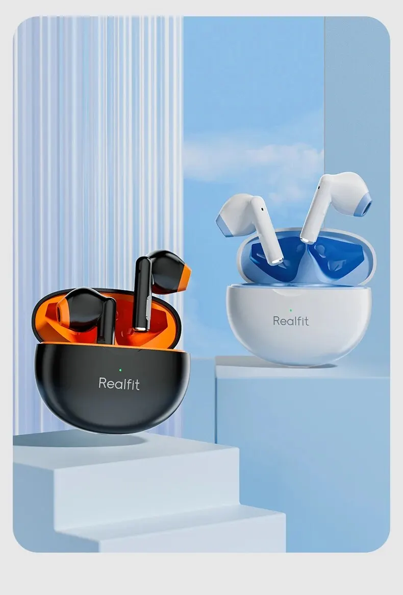 Realfit F2 TWS Bluetooth Earphone: Excellent HIFI Quality Wireless Earbuds 26 kf S8b6cb3554f78445fa4c8a59e75b0ac69s