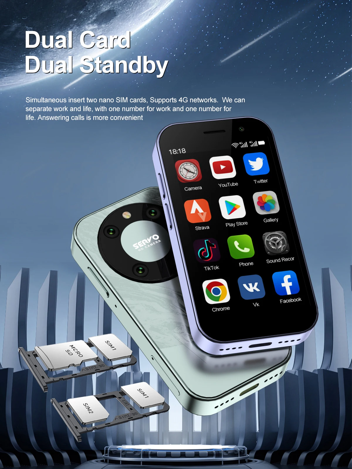 SERVO KING 9000 Mini Smartphone: Android 10, 4G LTE, Face Recognition 15 kf S8bb2eab8ff4741729e479981b0f26004R