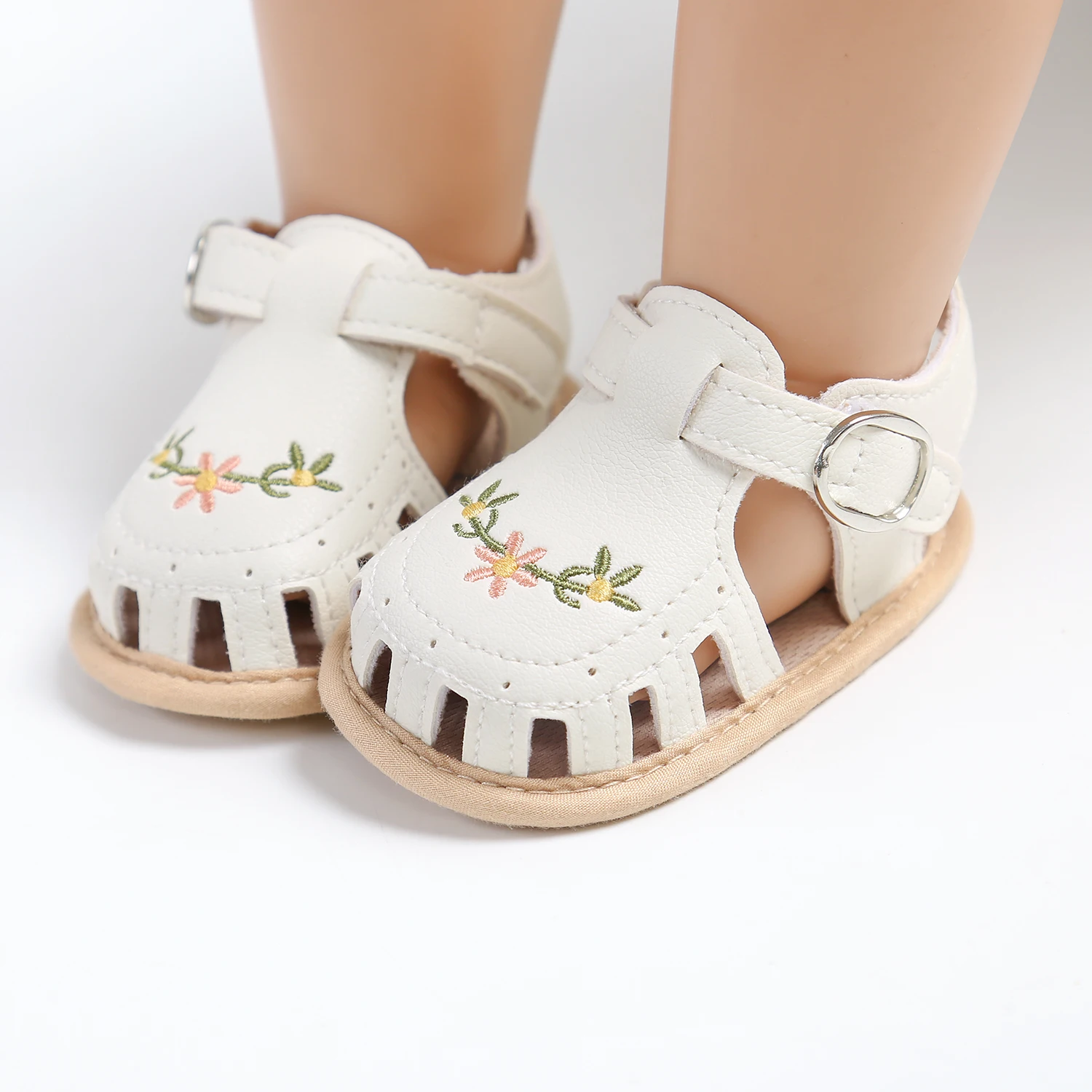 Infant Boy Girl Sandals: Summer Wedding Dress Flat Shoes First Walkers 15 kf S94a722d2a6644a03b46655b63020ee9bZ