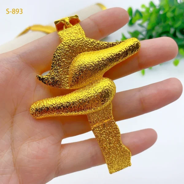 Luxury Ethiopian Bridal Jewelry Sets Wedding Indian Dubai Big Necklace And Earrings For Women 24k Gold Color Accessories Gifts - Image 3