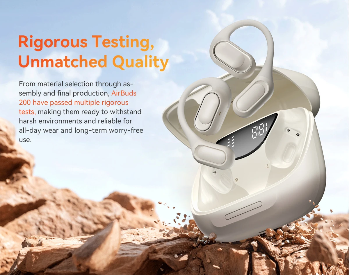 Blackview Airbuds 200: Portable Open-Ear Wireless Headphones, Touch Control 24 kf S977fe8cf48574e54905da4c96df9328cj