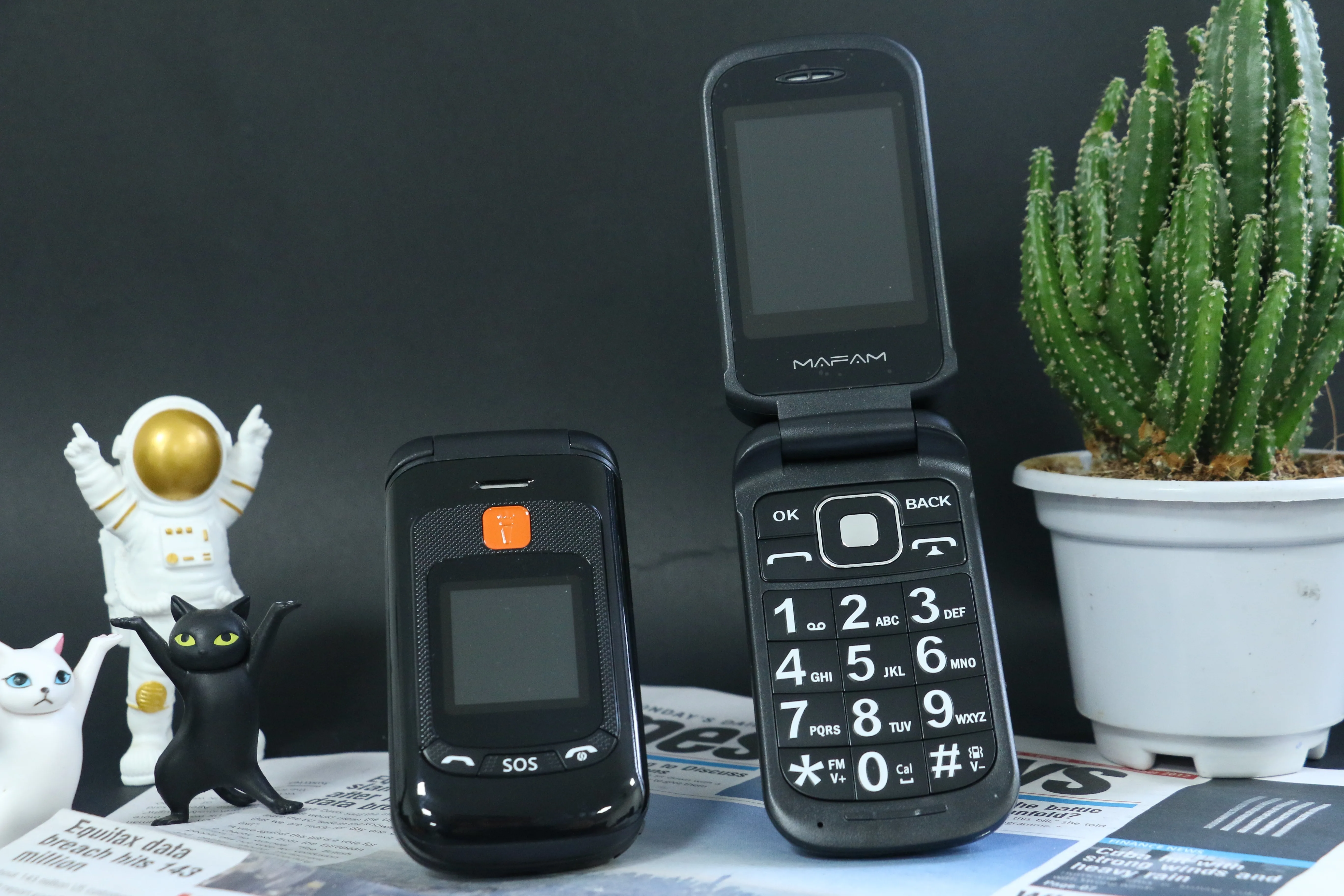 Senior Flip Dual Display Phone: Large Button, Speed Dial, SOS Call 42 kf
