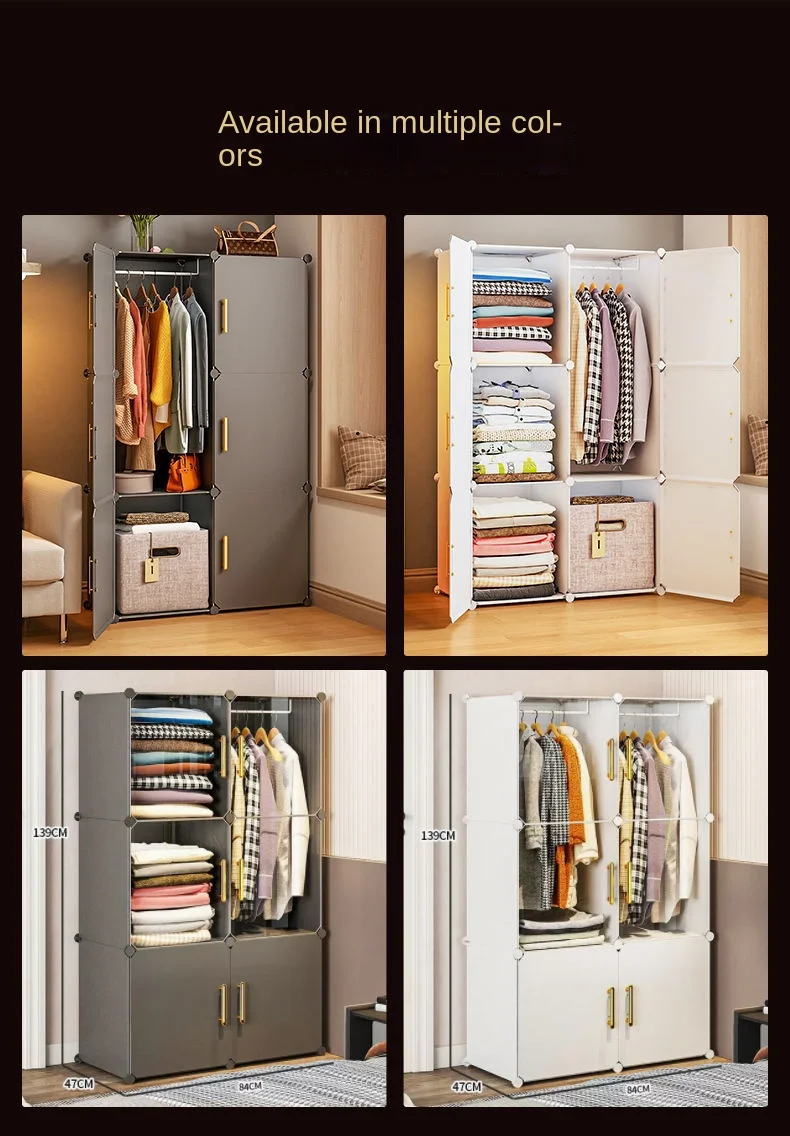 Minimalist Wardrobe: Plastic Collapsible Cube Closet for Luxury Hotel/Home 14 kf S99a67347bf4e47b59de0812612ab083fR