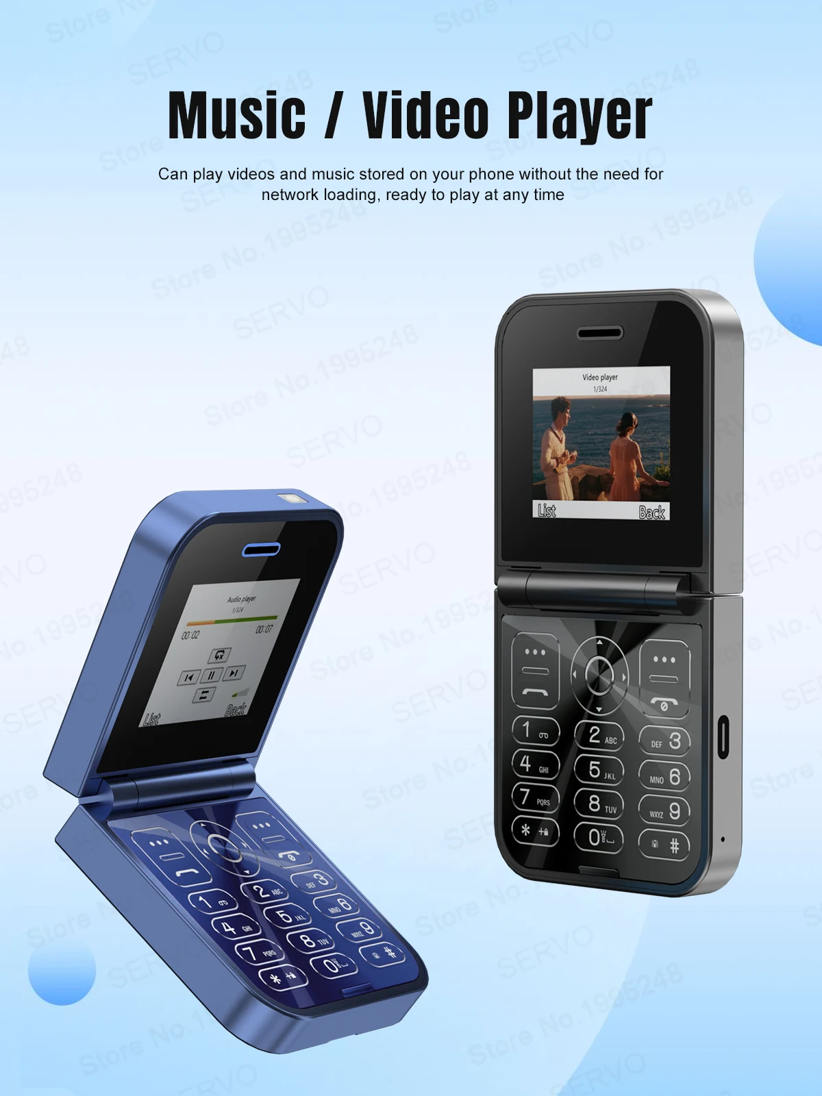SERVO F15 Mini Flip Phone: Dual SIM, Magic Voice, Call Recording, 2G GSM 13 kf S9a478ccf816b49bf9902fd65ed649076E