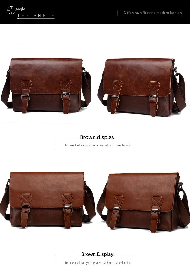 Luxury Men's PU Leather Backpack: 15" Laptop, Large Capacity School/Travel 21 kf S9a4b410662724836960a9bcb1bec571aV