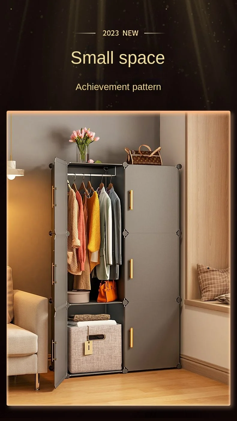 Folding Wardrobe: Plastic Collapsible Sturdy Cube Storage Closet Furniture 7 kf Sa739d28db2f344108a546a6474279cd05