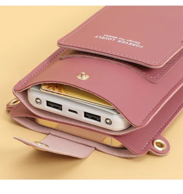 Soft Leather Phone Purse: Touch Screen Wallet Crossbody Shoulder Handbag 17 kf Sa7974646624341e1a0b2442878b1909eN
