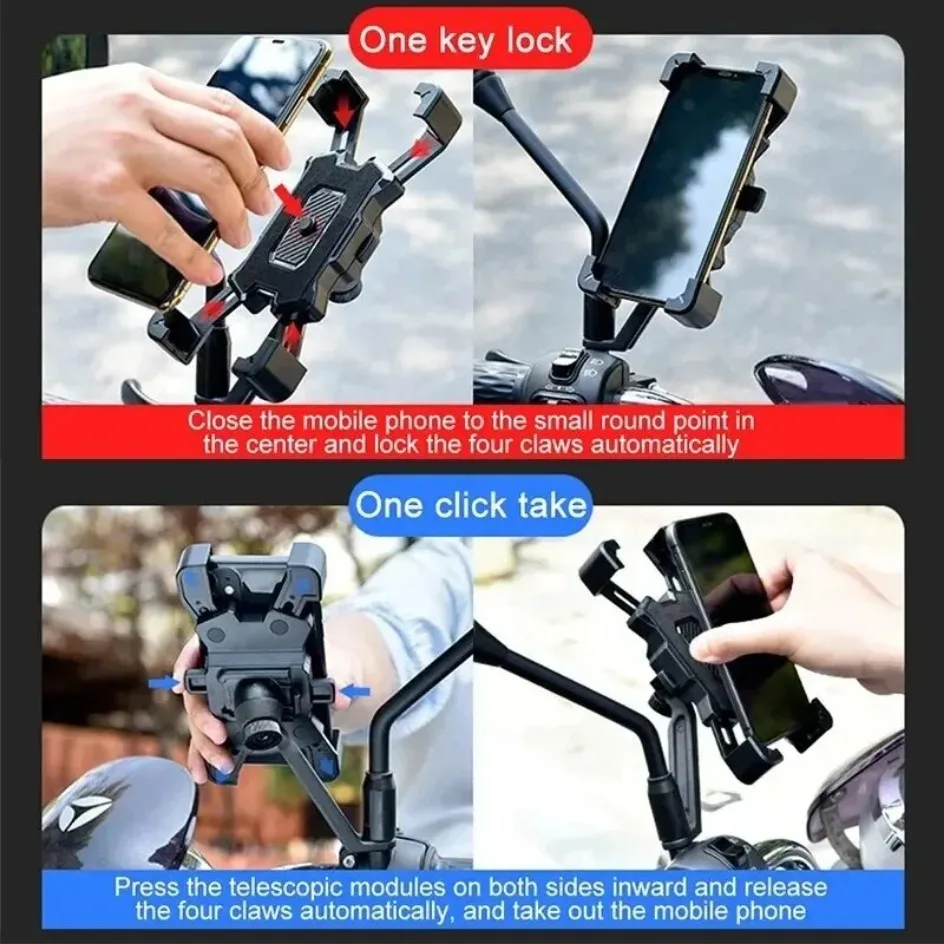 360° Rotatable Electric Bike Phone Holder: Non-slip MTB Motorcycle Mount 9 kf Sa8238aedd51f4420ac59a546fa3761c9d
