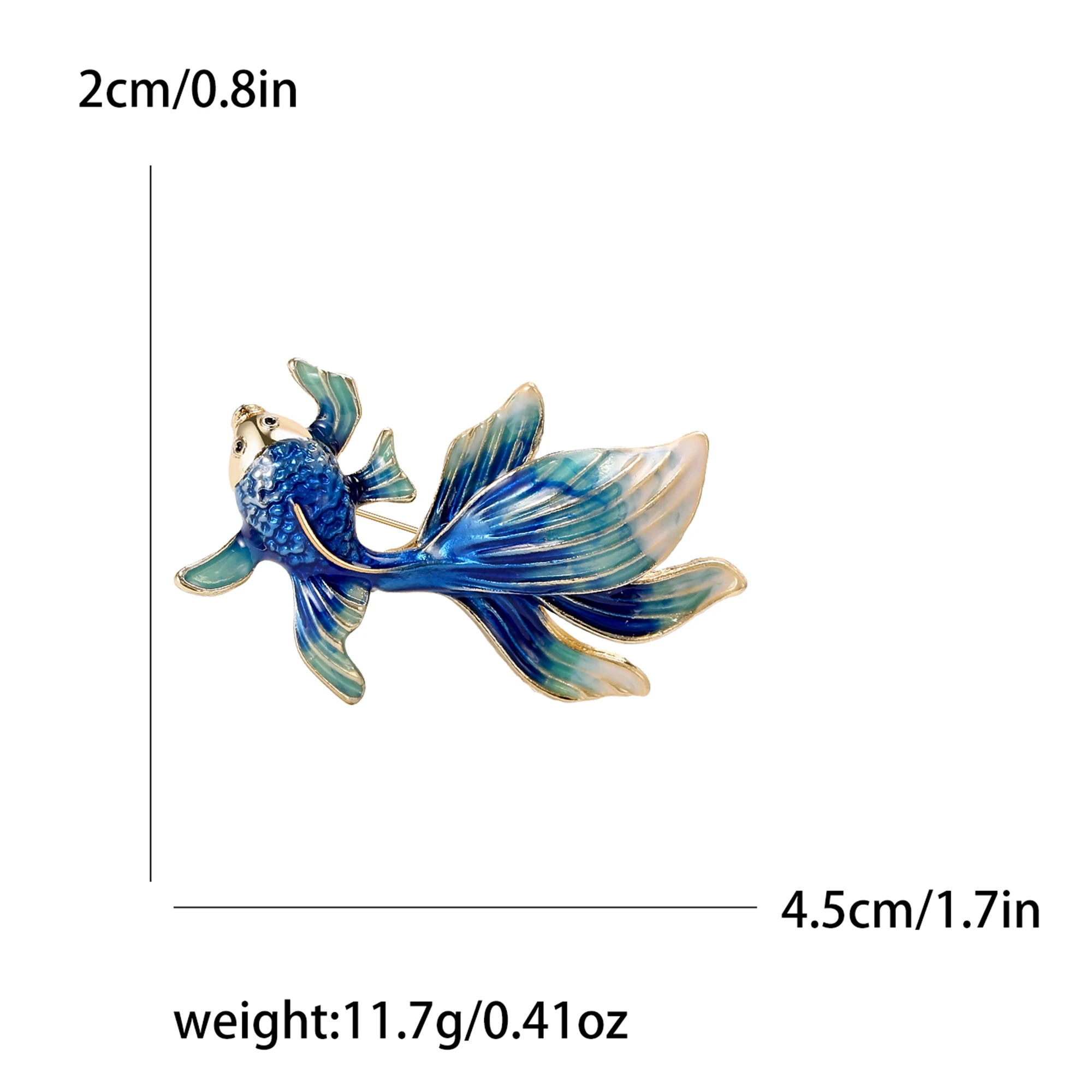 Rhinestone Goldfish Brooch: Pearl Aquatic Life Pins, Office/Party Gifts 23 kf Sa9a82034747747b99cdde244ffaafe548