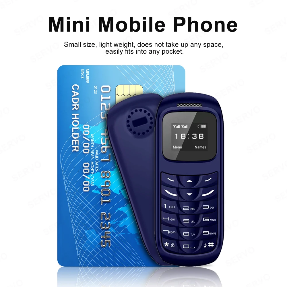 SERVO 2G GSM Mini Phone: Auto Call Record, Magic Voice, Low Radiation 8 kf Saaadda5c163d49fdbfd81b652161d398q