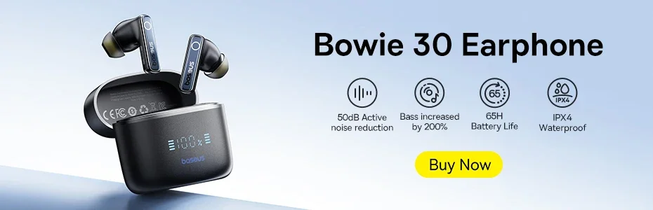 Baseus Bowie E16 TWS Earphone: Bluetooth 5.3, 30H Battery Life, IPX4 7 kf Sacfe97636d604e5ca3c5eef3a61b585e6