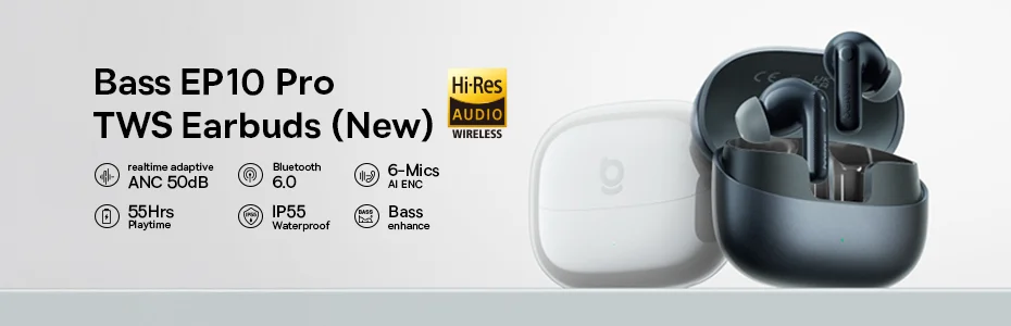 Baseus Bowie E19: Bluetooth 5.3, Big Bass 12mm Drivers, IPX5 Waterproof 7 kf Sad3de4143f0f48b49d11602020695f6fV