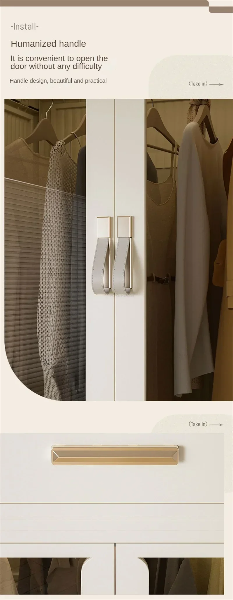 Simple Folding Wardrobe: Multi-layer Dustproof Partition Closet Storage 19 kf Safdf98b27b6e484d8d483d47b8165e747