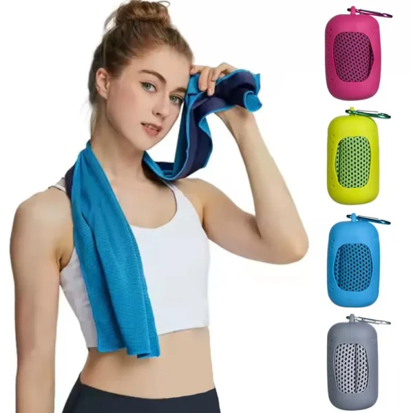 Outdoor Microfiber Quick Drying Sports Cooling Ice Towel Wiping Cool Sweat Sports Towel Fitness Cold Towel Towel Sports Cam X4M9 - Image 3