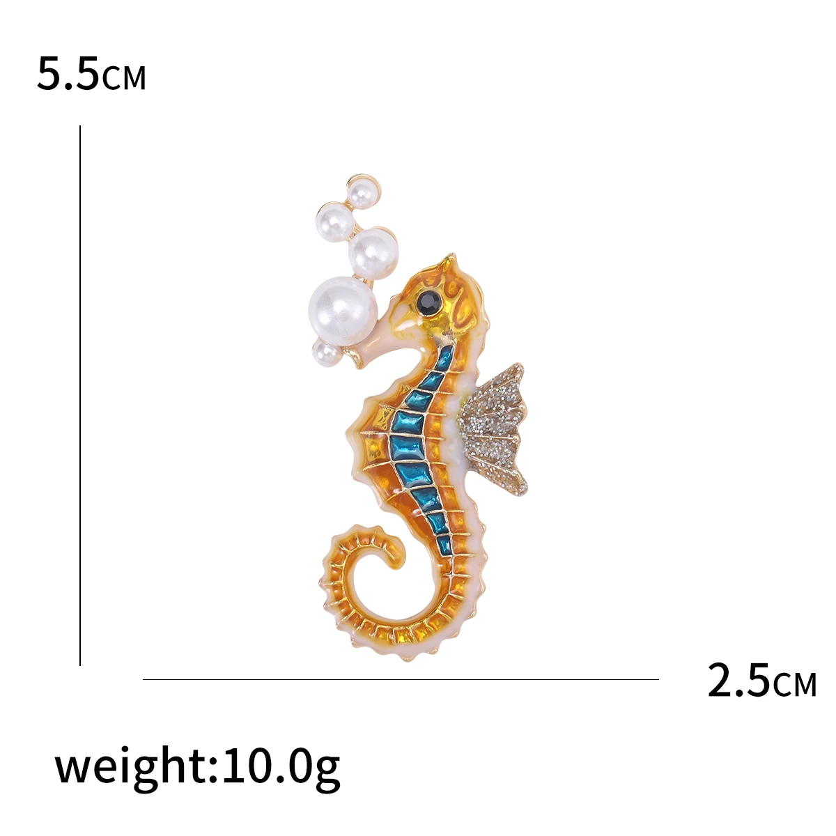 Rhinestone Goldfish Brooch: Pearl Aquatic Life Pins, Office/Party Gifts 7 kf Sb16d4c56d1f64523b0ca336dc318e1a44