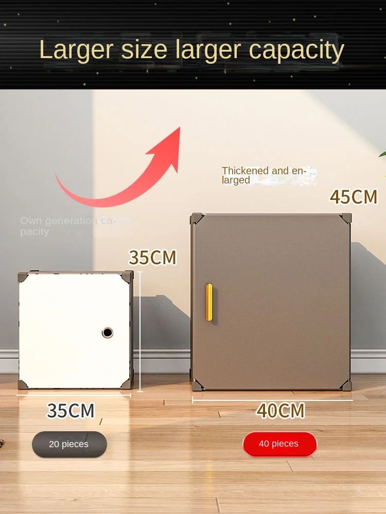 Minimalist Wardrobe: Plastic Collapsible Cube Closet for Luxury Hotel/Home 21 kf Sb2158f31fc4c451a9ef63ecbd512778aG