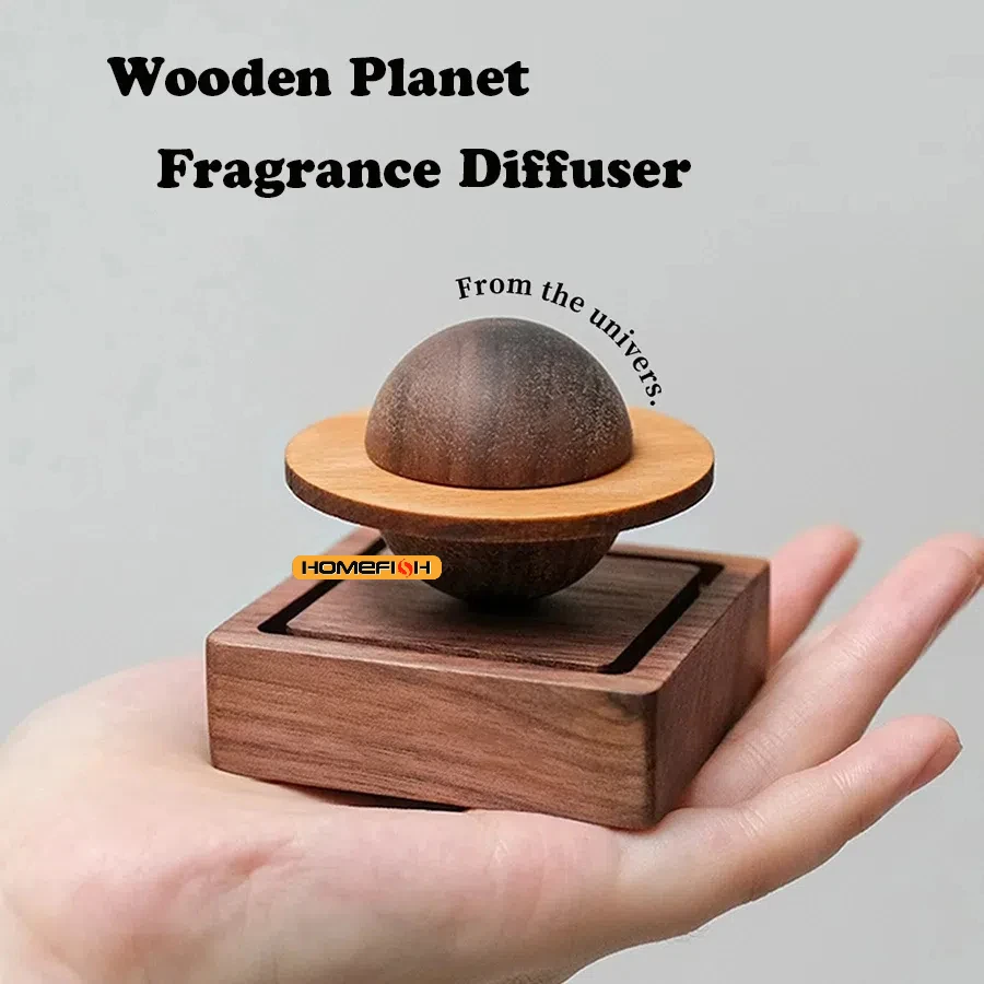 1pcs difuser wood scent No essential oil diffuser Jupiter shape home decoration fresh air present to friend dorm room essentials