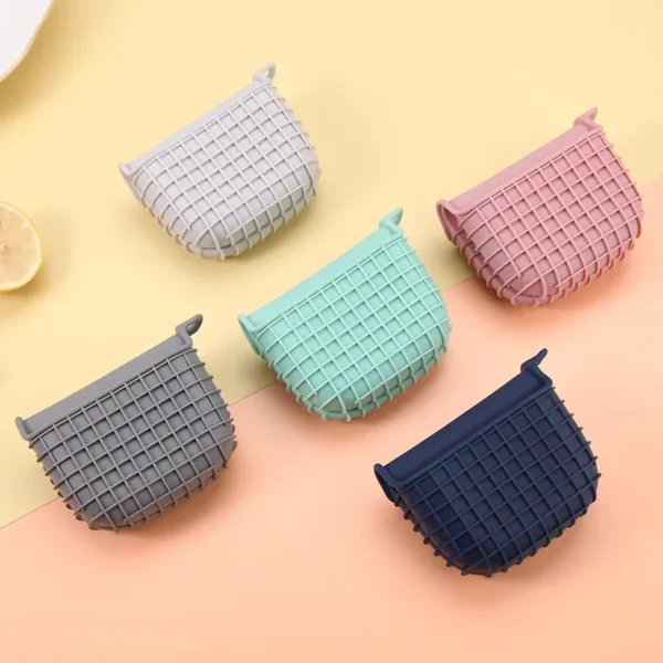 2pcs Non Slip Heat Resistant BBQ Gloves Silicone Oven Mitts for Grilling Baking Cooking Kitchen Accessories Household Product - Image 3