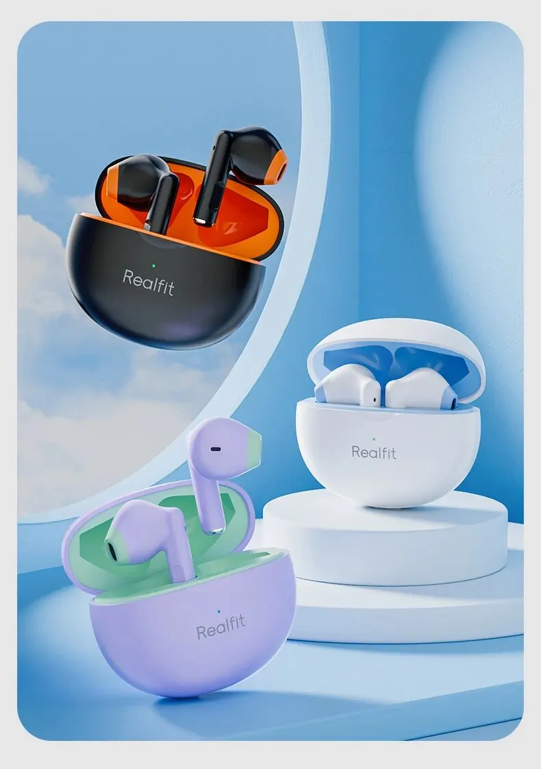 Realfit F2 TWS Bluetooth Earphone: Excellent HIFI Quality Wireless Earbuds 24 kf Sb569116f376e46b5920f69e790f89aaeH