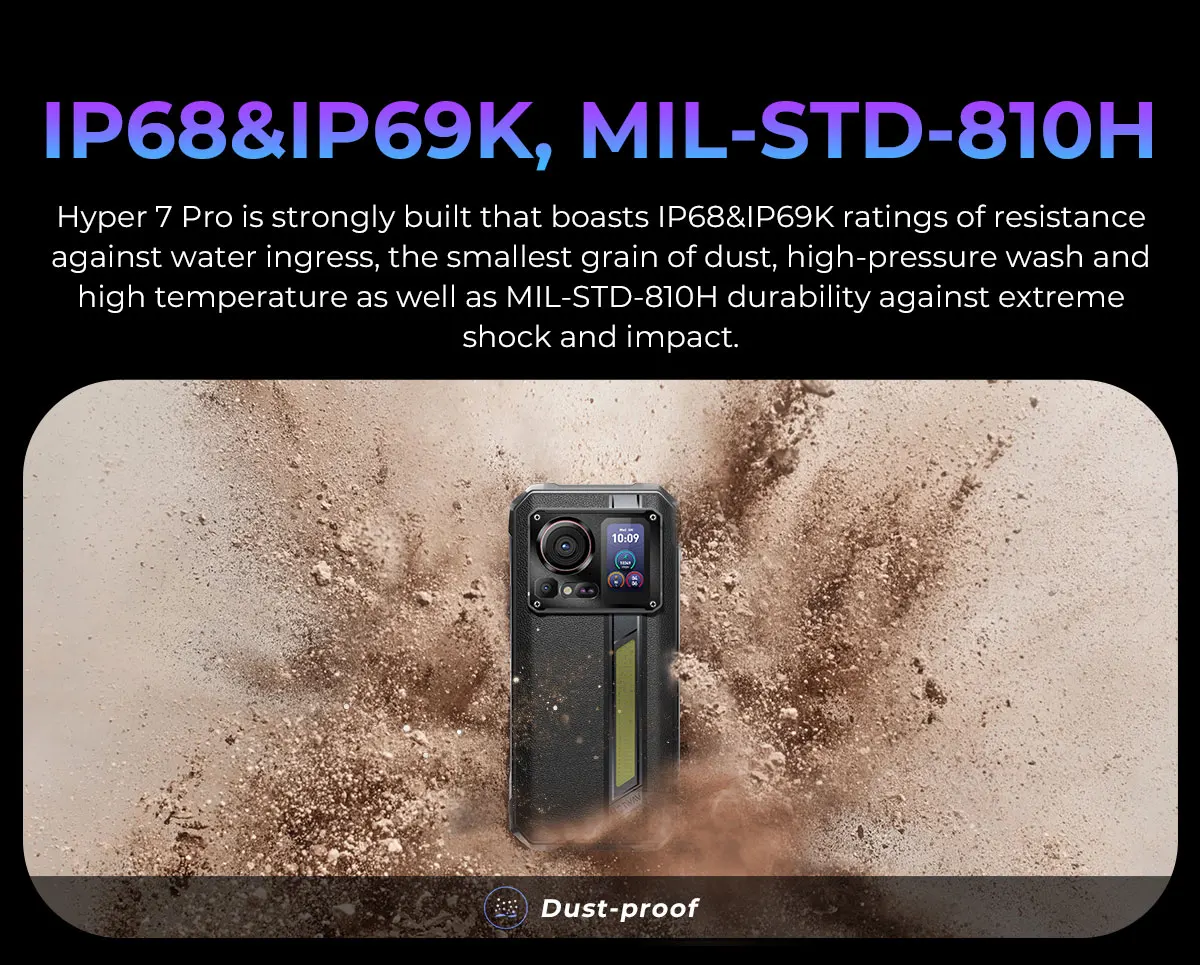 HOTWAV Hyper 7 Pro 5G Rugged Phone: 200MP, 120Hz, 10800mAh Battery 66 kf Sb7d424f8111a40ca9055186687ffbb557