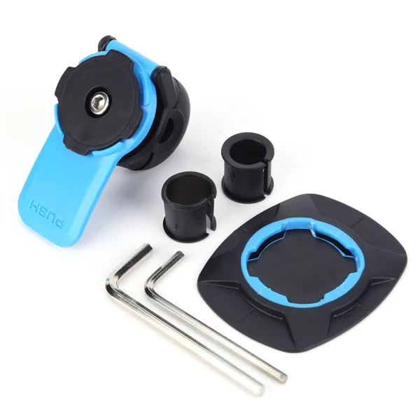 Motorcycle Mirror Mount Shockproof Motorcycle Phone Holder with Quick Release Clip Rearview Phone Holder for Navigation Biking - Image 6