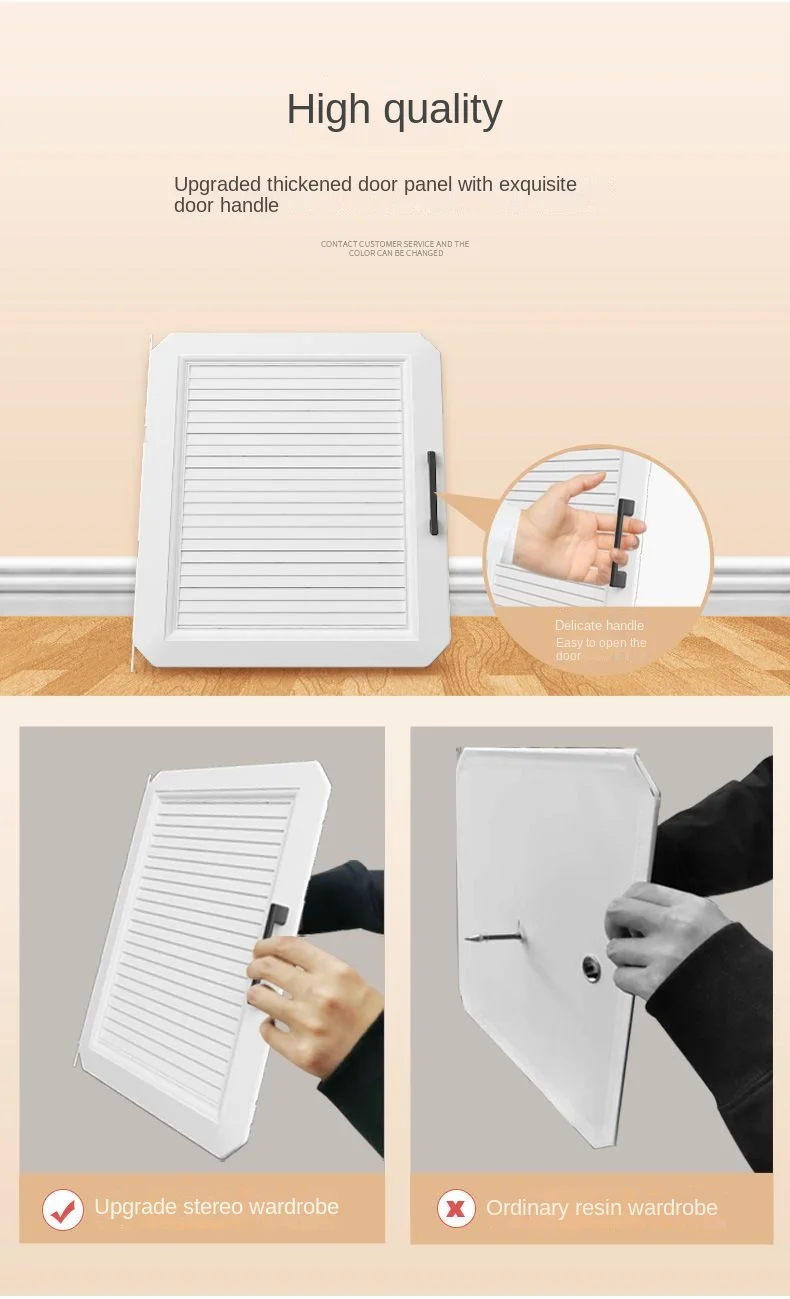 Household Folding Wardrobe: Dustproof Plastic Collapsible Storage Closet 11 kf Sbccc5d8ab7df4c0ba1cb78d642e0a9bbX