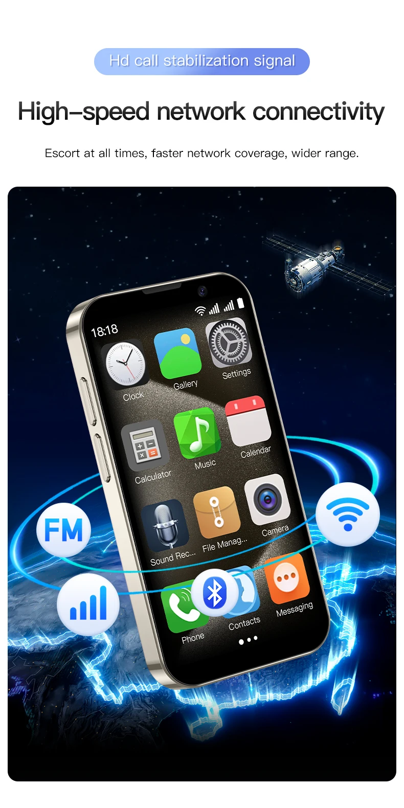 SOYES XS18 Pro Mini Smartphone: 3.0" Display, Android 8.1, Face ID 17 kf Sbea8e4062f954a5ca9dcb0de5427cb18r