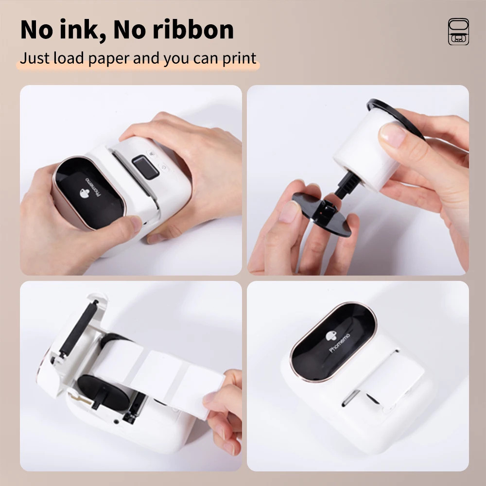 Phomemo M110 Mini Thermal Printer: Self-Adhesive Label Maker (Multi-Rolls) 14 kf Sbfe20c39168747c88eb5f9e44d3ed509t