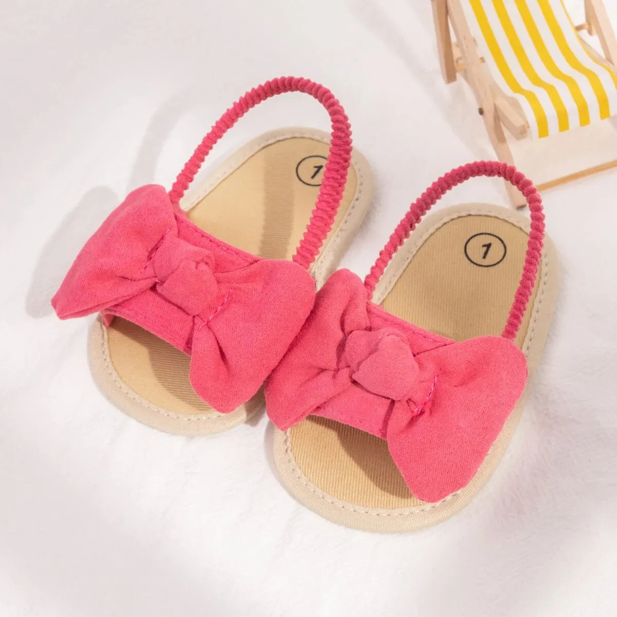 Meckior Baby Sandals: Breathable Open Toe Anti Slip Outdoor Beach Slipper 25 kf